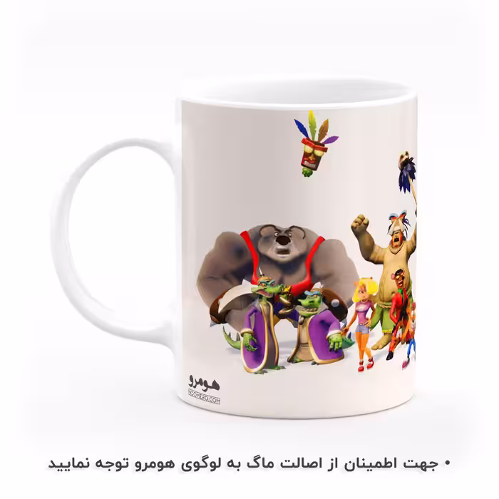 ماگ هومرو طرح کراش باندیکوت مدل MG3628