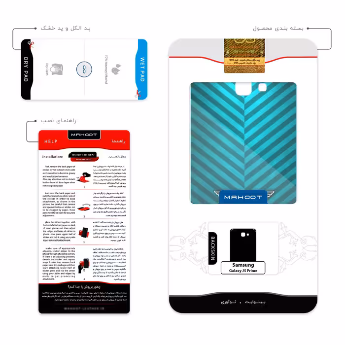 برچسب پوششی ماهوت مدل Aston Martin مناسب برای گوشی موبایل سامسونگ Galaxy J5 Prime