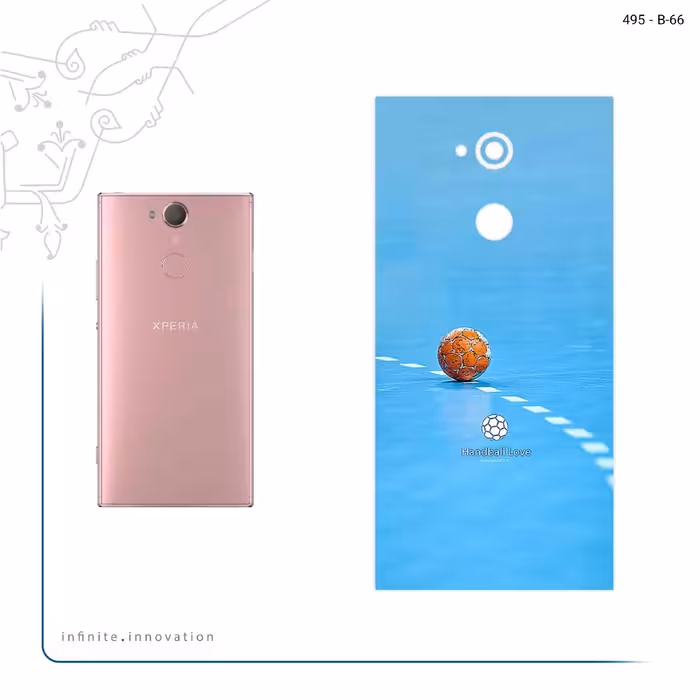 برچسب پوششی ماهوت مدل Handball مناسب برای گوشی موبایل سونی Xperia XA2 Ultra