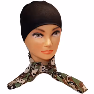 دستمال سر و گردن مدل چریکی اسکلت Rokh133