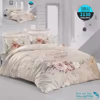 روتختی طرح گل رز دو نفره برند Turkaz کد 2130