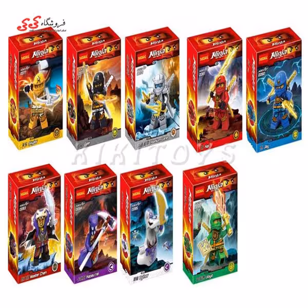 لگو مینی فیگور نینجاگو دکول 0077-0085 DECOOL