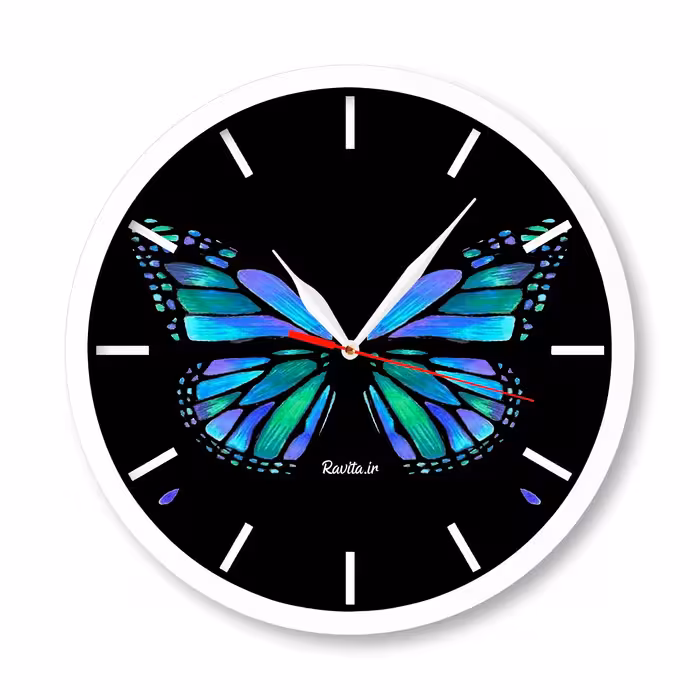 ساعت‌های دیواری راویتا طرح پروانه 1835