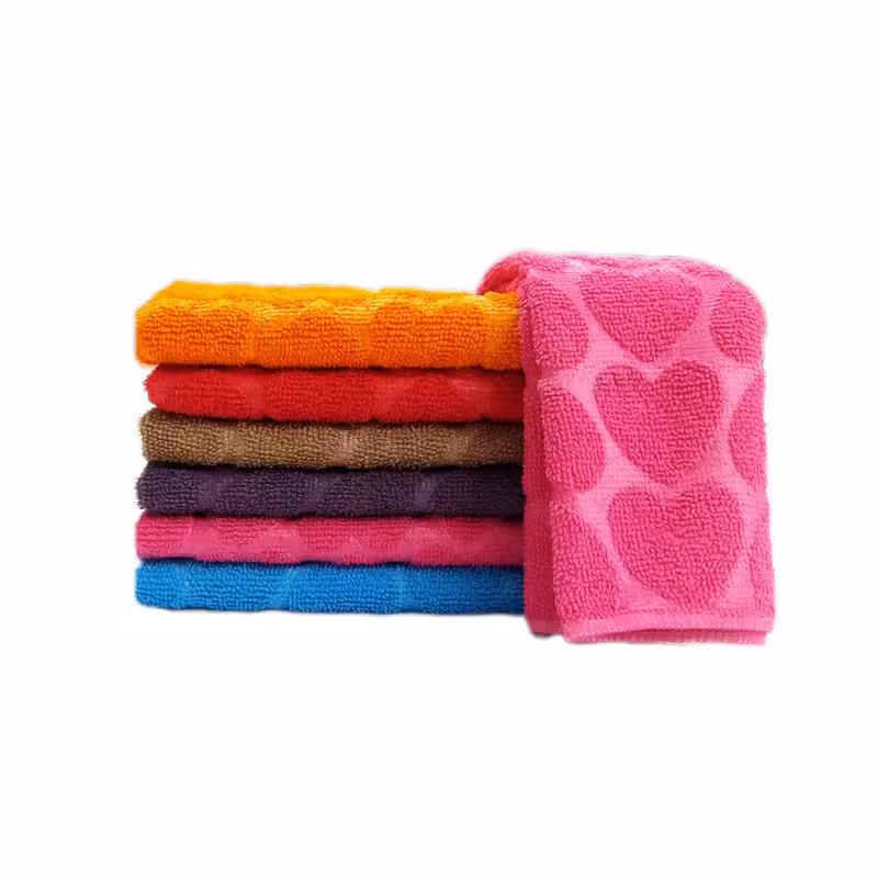 دستمال آشپزخانه ابراف طرح قلب مدل ABH406 بسته 6 عددی | کالا مکس