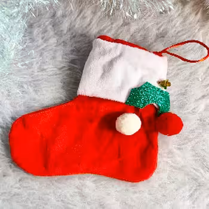 جوراب هدیه کریسمس 17 سانت کد 563