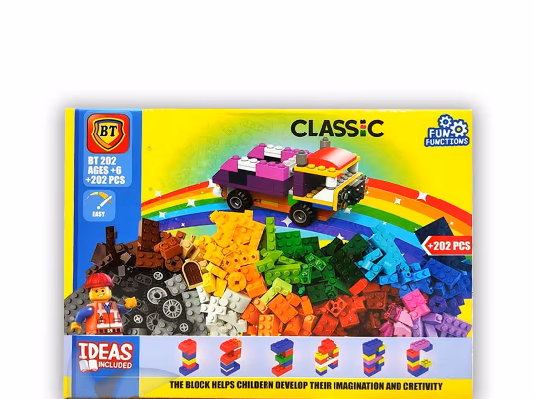 لگو کلاسیک 202 قطعه بي تي  كد 202