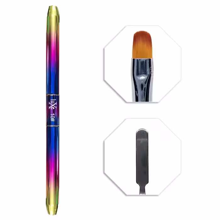 قلم کاشت ژل ناخن لوکسی زبان گربه ای Luxe شماره 10