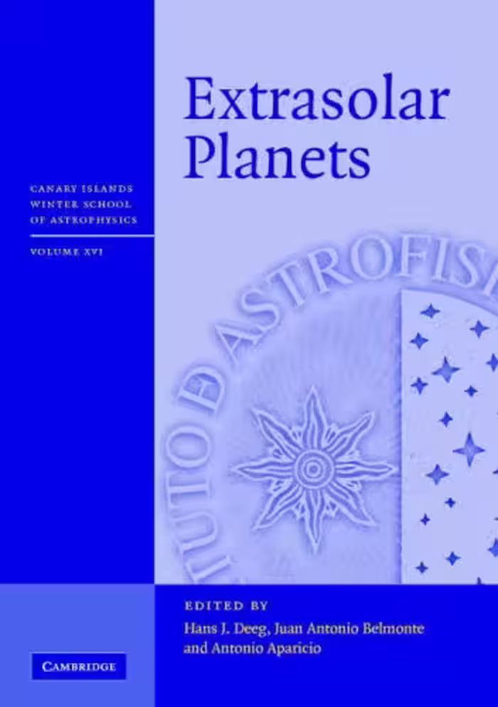 خرید و دانلود نسخه کامل کتاب Extrasolar planets: XVI Canary Islands Winter School of Astrophysics