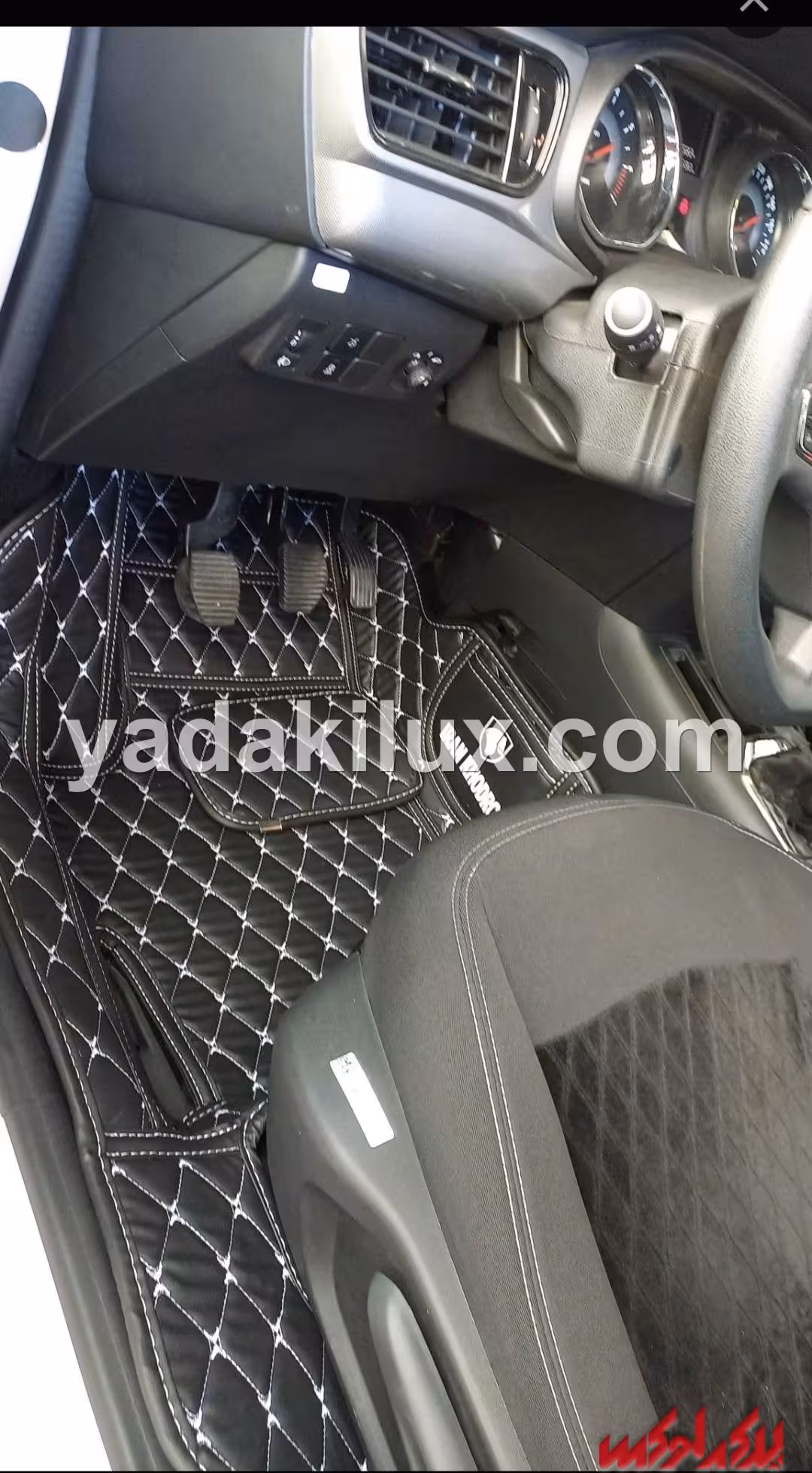 کفپوش گلدوزی پنج بعدی پراید دوخت سفارشی