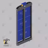 کادروزنه تک فلکه دوبل مگا