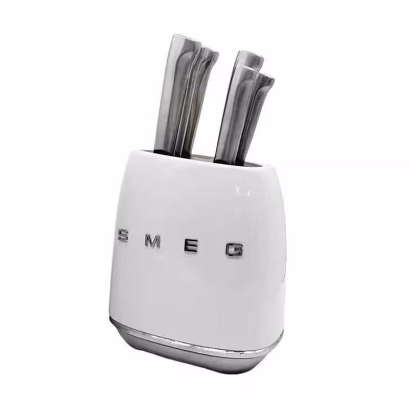 سرویس چاقو 7 پارچه اسمگ مدل SMEG KBSF01WH