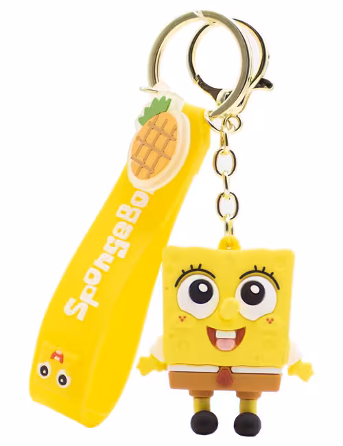 جاکلیدی سیلیکونی فانتزی طرح باب اسفنجی کد A