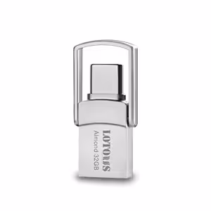 فلش مموری 32 گیگ OTG Type-c لوتوس Almond