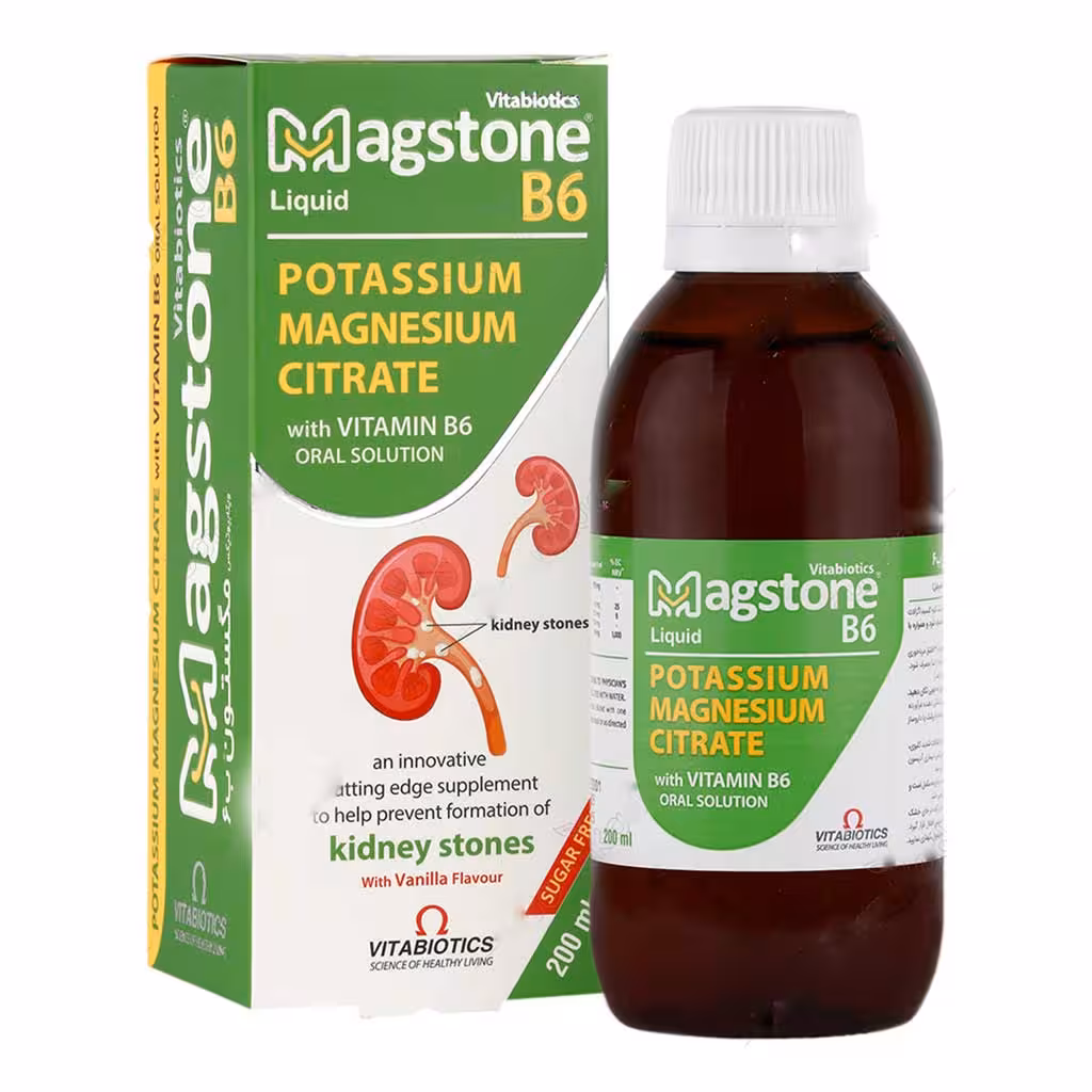 شربت مگستون ب 6 مقدار 200 میلی لیتر ویتابیوتیکس Vitabiotics