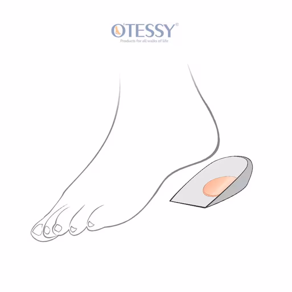 پد خار پاشنه سیلیکونی مدل TH022 اتسی OTESSY