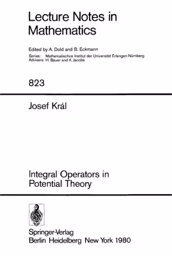 خرید و دانلود نسخه کامل کتاب Integral Operators in Potential Theory