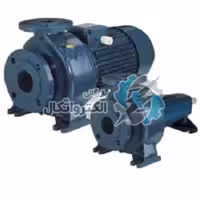 پمپ آب 3 اسب سانتریفوژ چدنی پروانه استیل سه فاز ابارا 3D 50-125/2.2 T