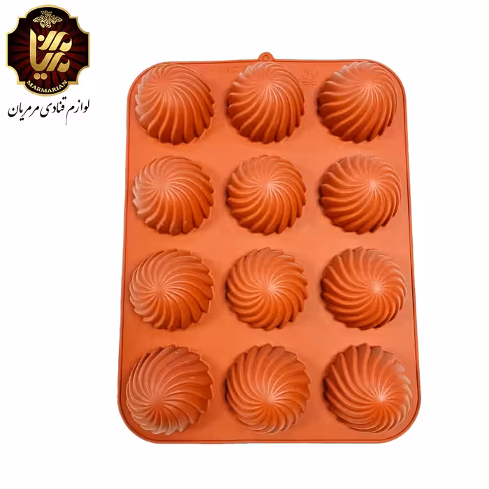 قالب سیلیکون دسری مدل پیچ 12 خانه