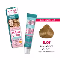 رنگ مو بلوند تنباکویی روشن والس سری تنباکویی شماره 8.07 Vals