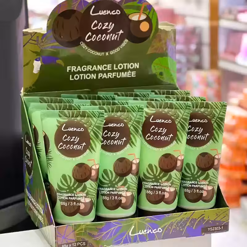 لوسیون بدن معطر مدل نارگیل LUENCO