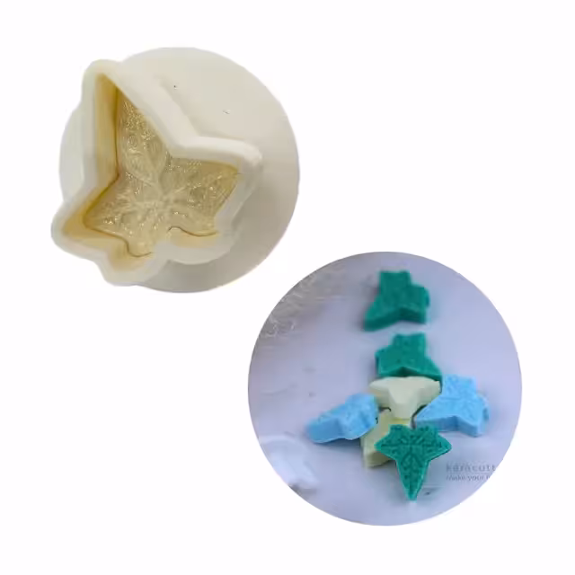 کاتر فشاری قند طرح برگ پاییزی