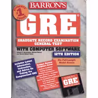 کتاب Barron's GRE_ Graduate Record Examination General Test (1997)