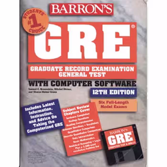 کتاب Barron's GRE_ Graduate Record Examination General Test (1997)