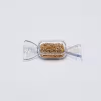 سنجاق قفلی گلابی 100 عددی طلایی (خرازی و خیاطی)
