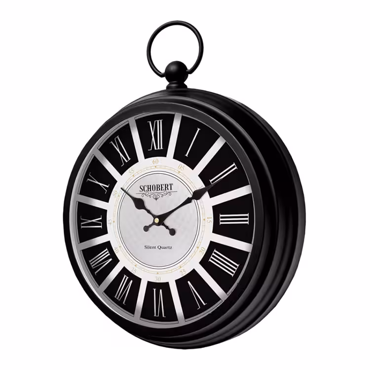 ساعت دیواری فلزی شوبرت مدل 5138-1