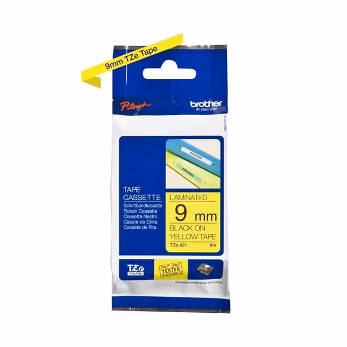 نوار لیبل پرینتر برادر مدل TZe-621 غیر اورجینال