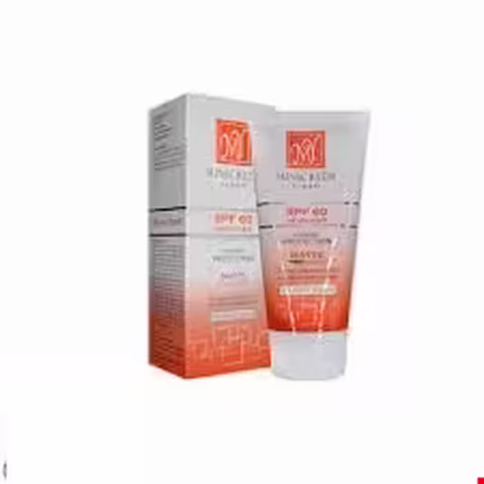 کرم ضد آفتاب SPF60 پوست چرب و مختلط فاقد چربی رنگی مای 50 میلی لیتری