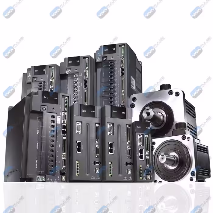 سروو 1.5KW 2000RPM ترمزدار دلتا سری A2_تکفاز 220V (پک کامل)