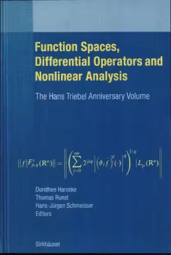 خرید و دانلود نسخه کامل کتاب Function spaces, differential operators and nonlinear analysis
