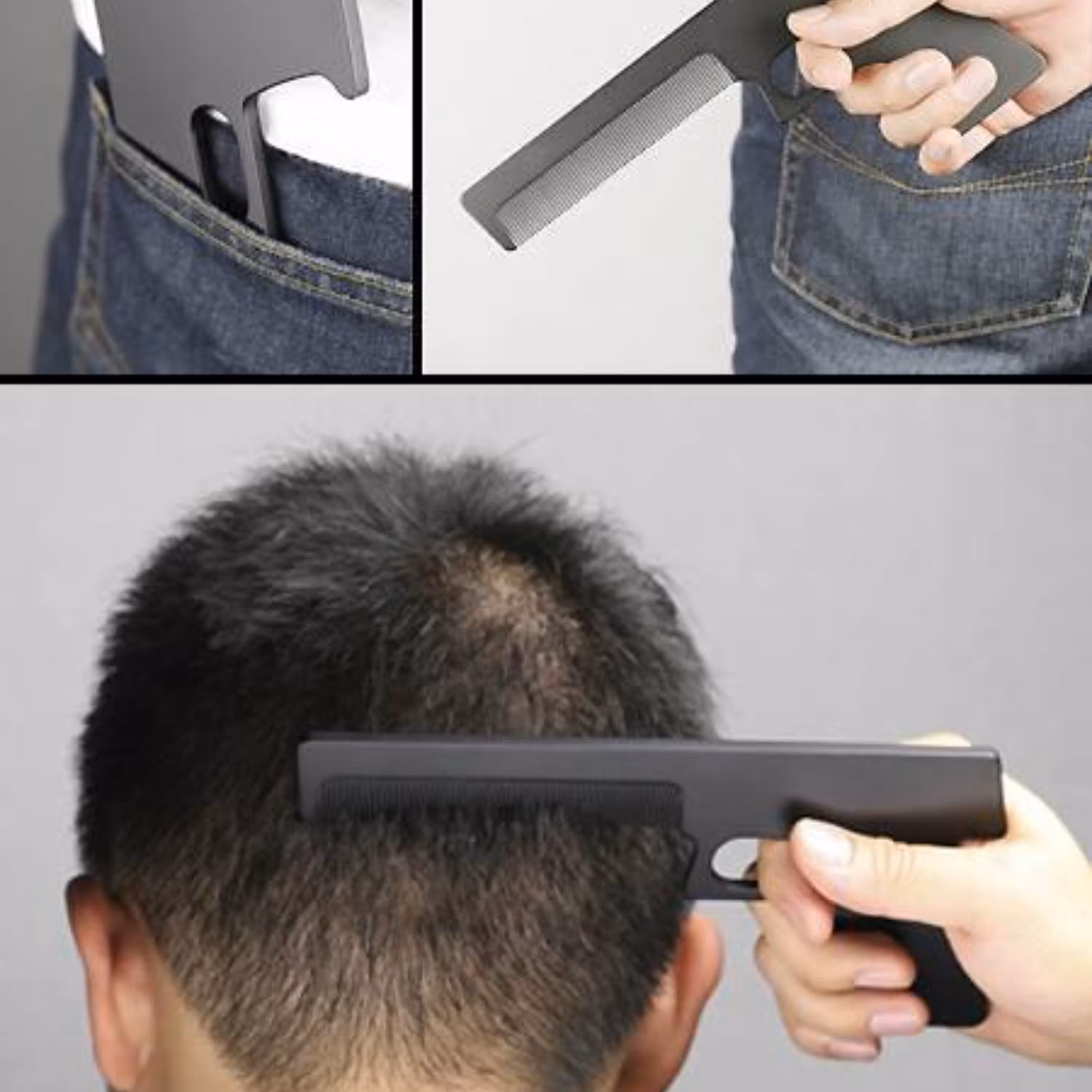 شانه سر مدل تفنگ کلت برای همه خانم ها و آقایان و کودکان Gun Comb