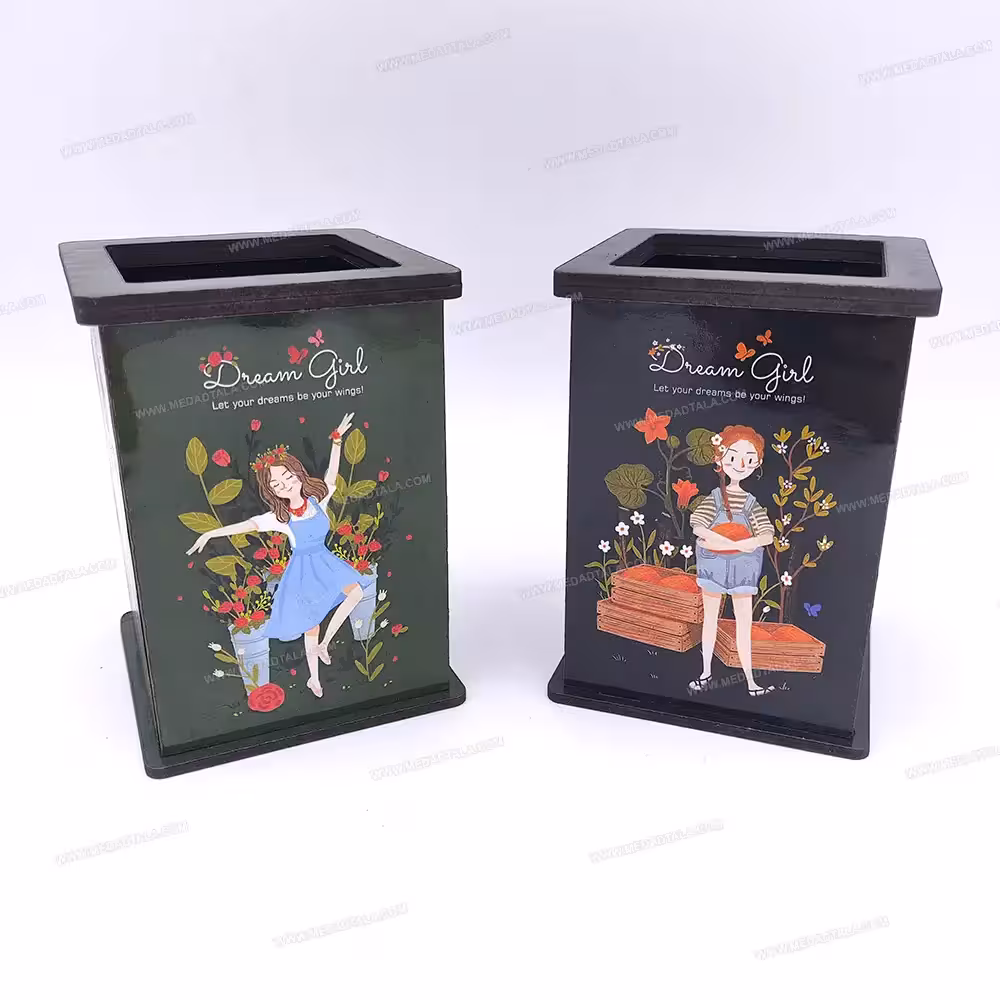 جاقلمی چوبی مستطیل سری دختر Dream Girl