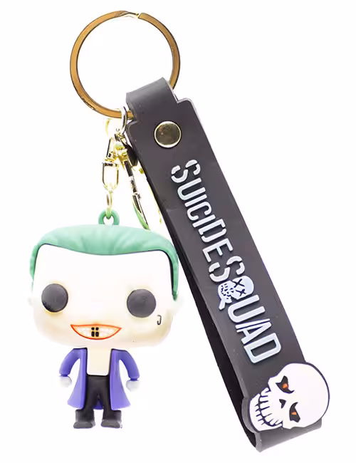 جاکلیدی سیلیکونی فانتزی طرح جوخه انتحار جوکر