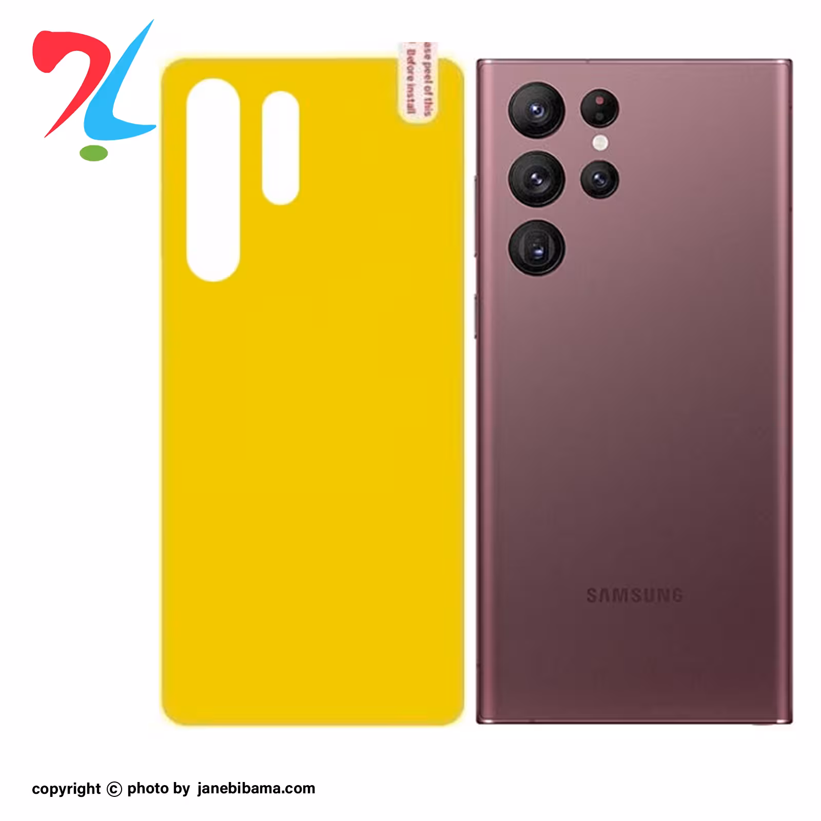 برچسب محافظ پشت گوشی سامسونگ galaxy s22 ultra