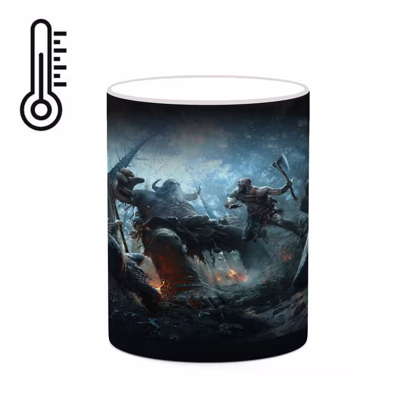 ماگ حرارتی چیتوکالا طرح گاد آف وار God Of War مدل mgh40822