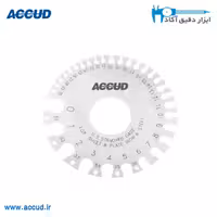 گیج ضخامت ورق 36-0 میلی متر Accud (آکاد) مدل 741-036-12