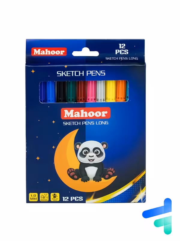 ماژیک نقاشی 12 رنگ برند ماهور