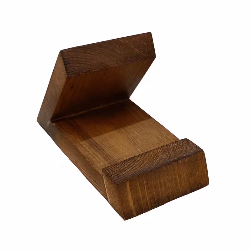 نگهدارنده گوشی موبایل مدل چوبی طرح ساده کد 003 | کالا مکس