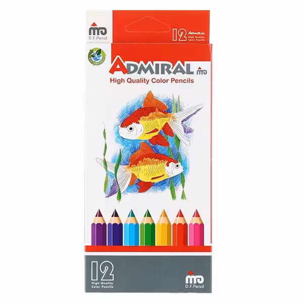 مدادرنگی 12 رنگ ادمیرال ADMIRAL