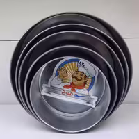 قالب گرد گالوانیزه برند موج(قطر 18سانت ارتفاع 8.5 سانت)