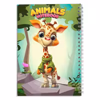 دفتر مشق زرافه