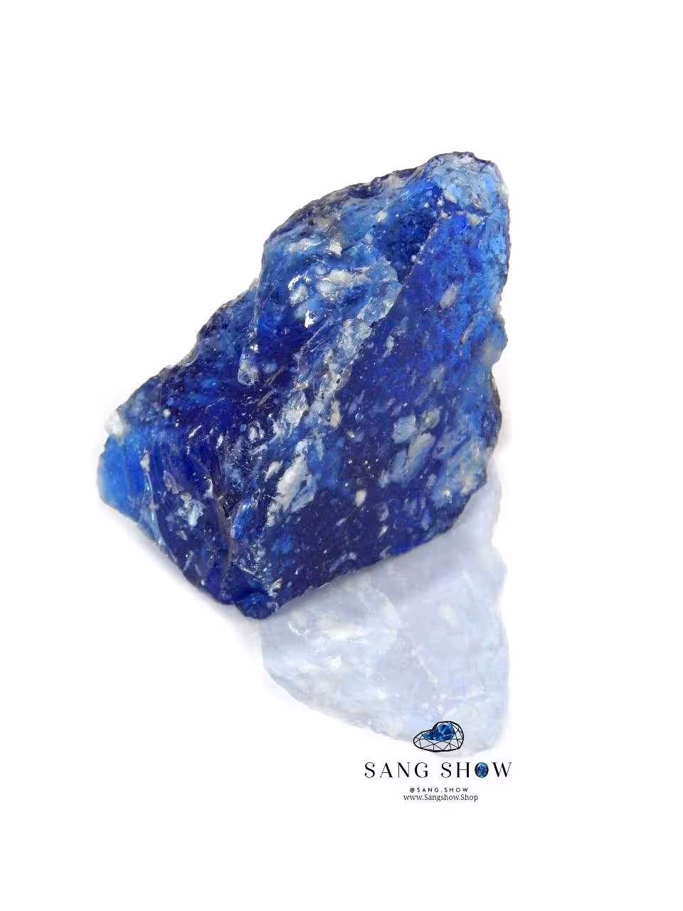 سنگ ابسیدین دانه برفی آبی (کبالت ) معدنی و ویژه S530