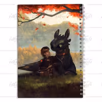 دفتر مشق کارتون چگونه اژدهای خود را تربیت کنیم