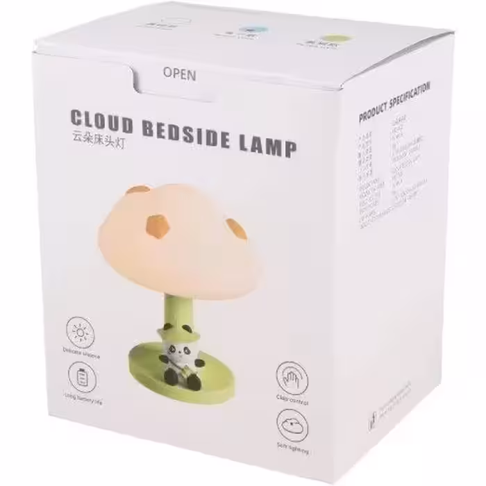 چراغ خواب ابری مدل پاندا قارچی (Cloud Bedside Lamp)