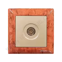 فیش آنتن مدل الیزه طرح چوب تیره میانی بژ