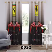 پرده سه بعدی طرح برند ماشین