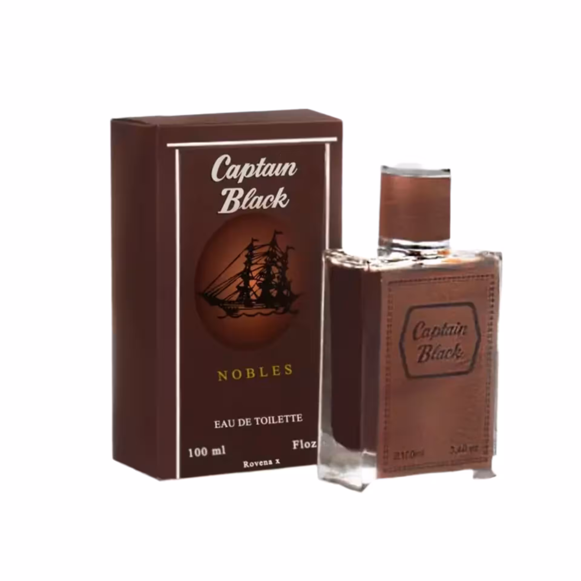ادکلن مردانه اصل مدل کاپیتان بلک حجم 100میلی لیتر